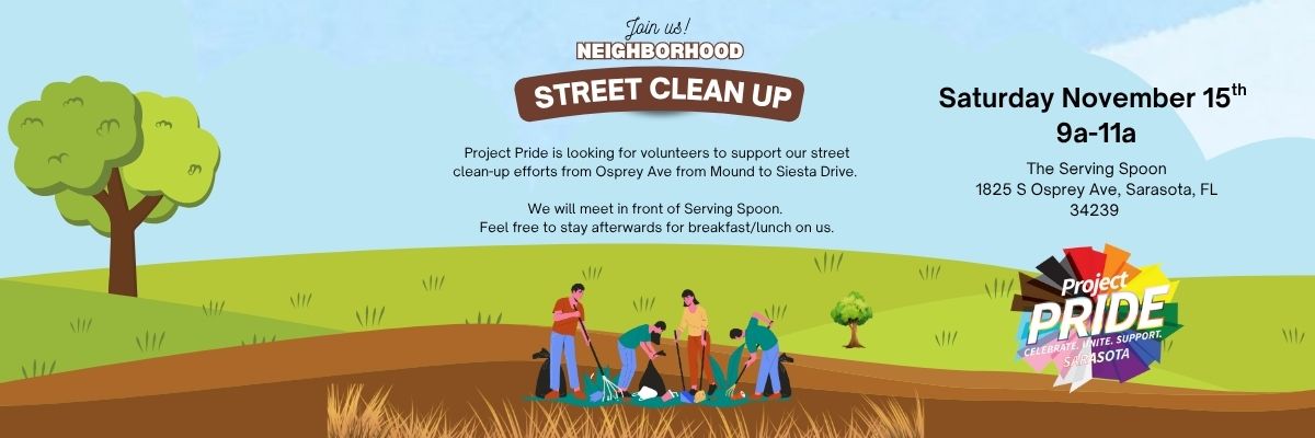 Neighborhood Street Cleanup November! FREE RSVP