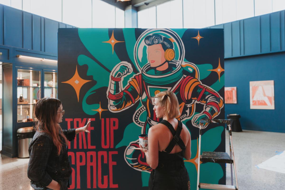 Mural Workshop at Maker Exchange