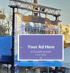 Digital Display Loops Three (3) Days Fri, Sat, Sun October 17, 18, & 19, 2025