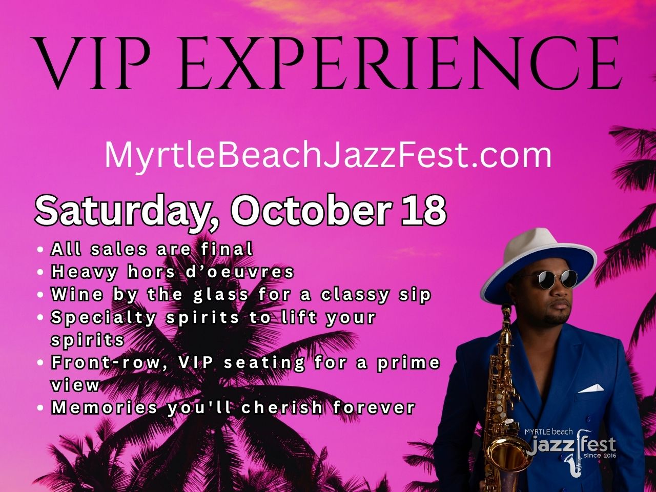 Saturday VIP Experience: Early Bird Special cover picture