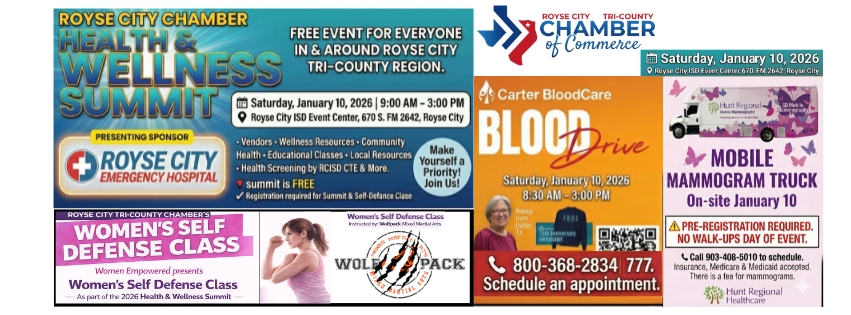 Health & Wellness Summit by the Royse City Chamber