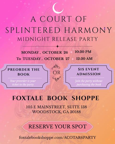 ACOTAR 6 Midnight release party