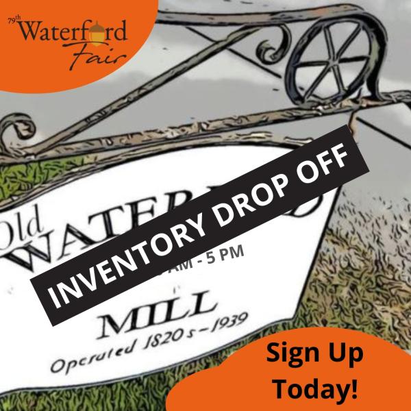 Old Mill Shop Inventory DROP-OFF