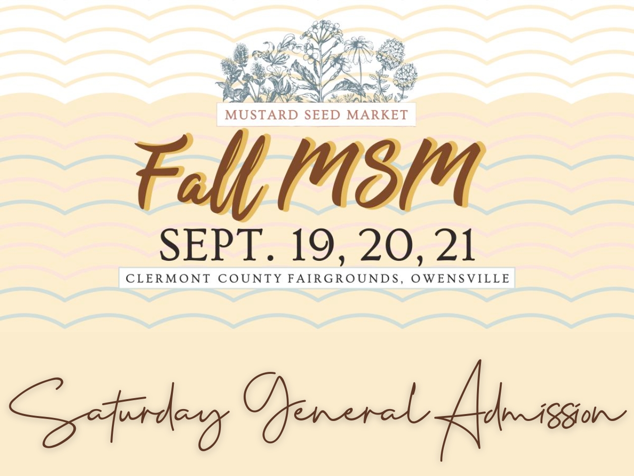 Saturday | General Admisssion cover picture