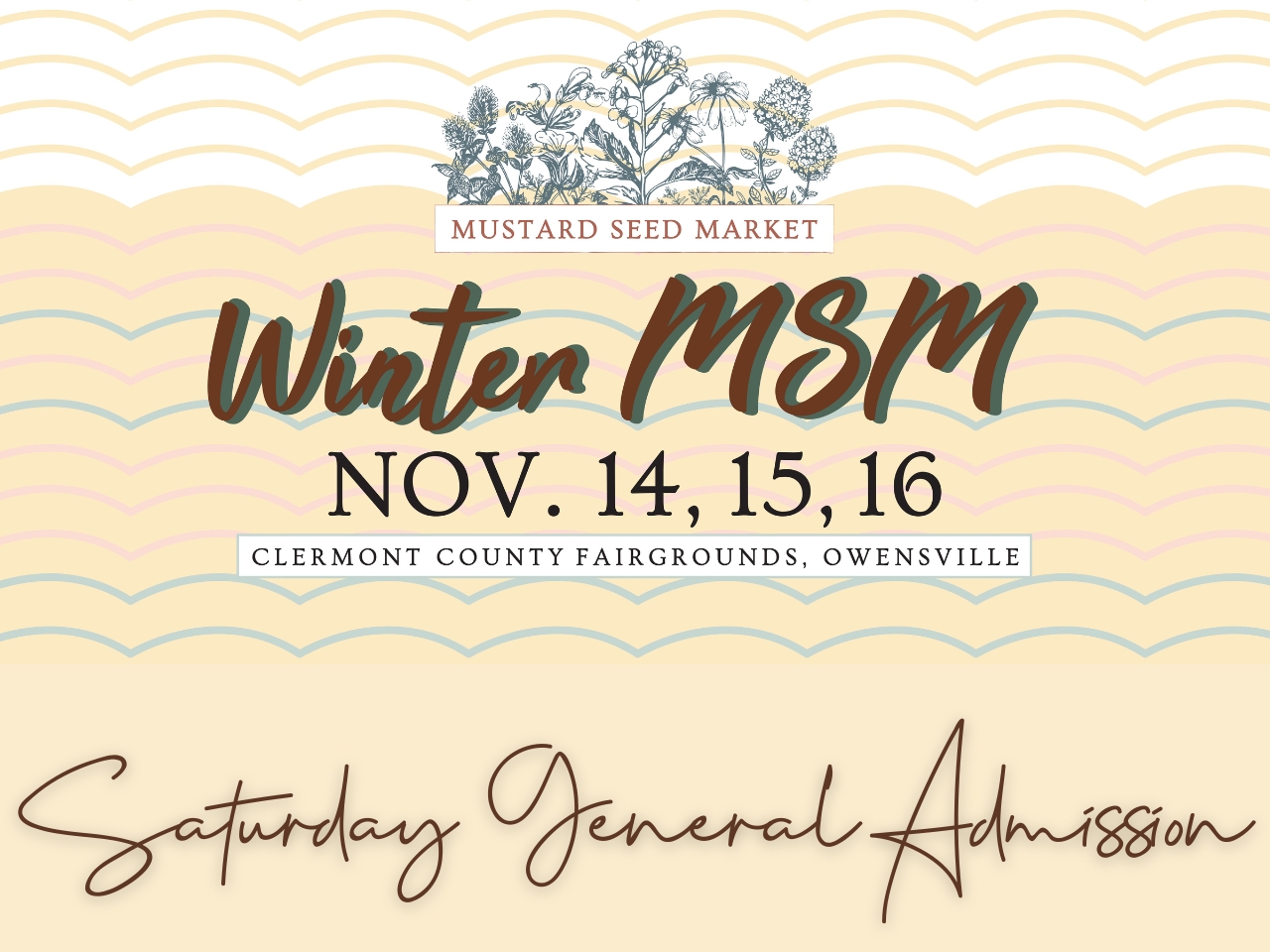 Saturday | General Admisssion cover picture