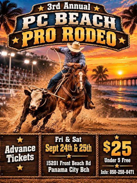3rd  Annual PC Beach Pro Rodeo