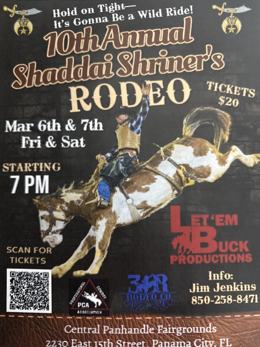 10th Annual Shaddai Shriner's Rodeo