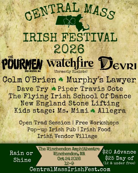Central Mass Irish Festival 2026