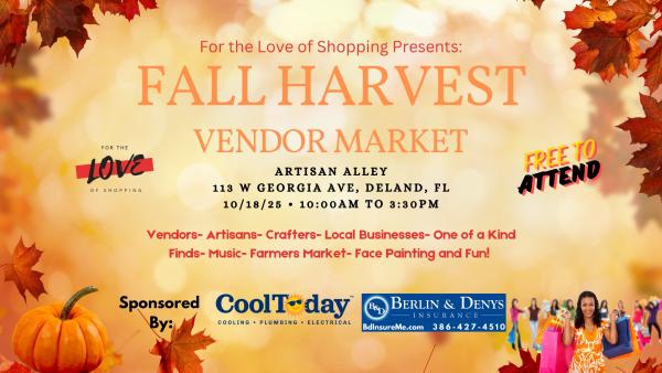 3rd Annual Fall Harvest Vendor Market