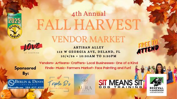 4th Annual Fall Harvest Vendor Market