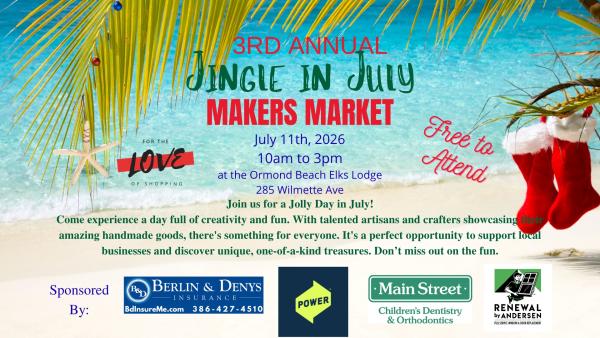 3rd Annual Jingle in July Makers Market