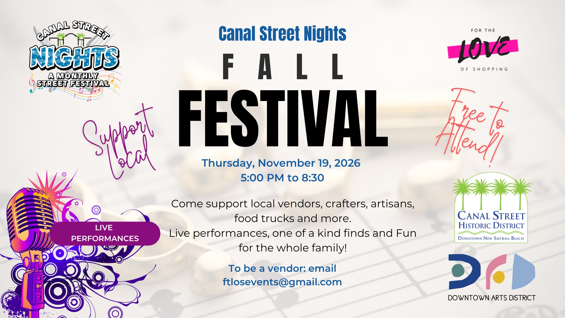 Canal Street Nights Fall Festival