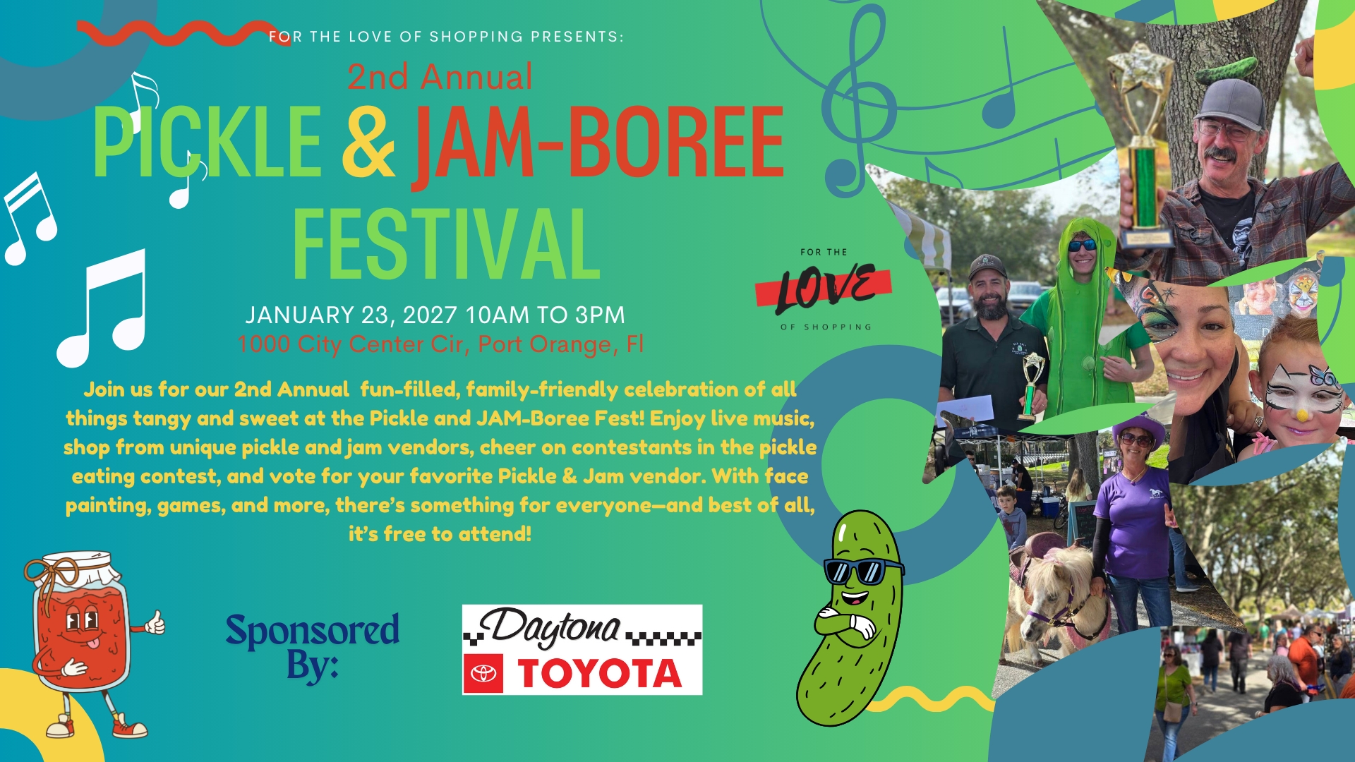 2nd Annual Pickle & JAM-Boree Fest