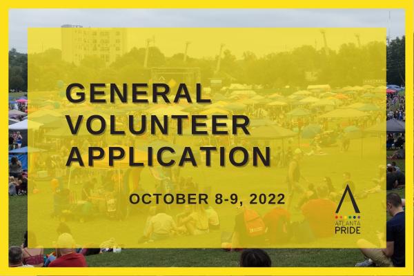 2022 Atlanta Pride Volunteer Application