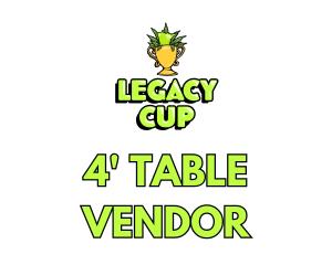 4' Table Non-Hemp Vendor Application