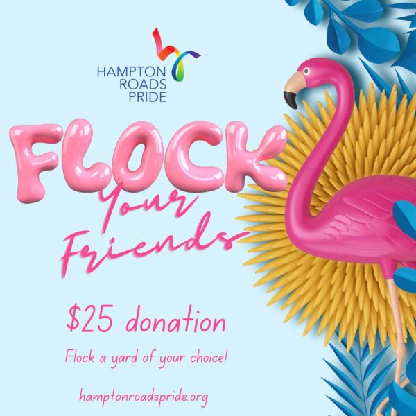 Flocking Flamingos For Pride