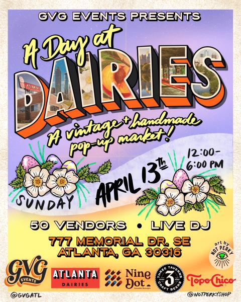 A Day at Dairies- A Vintage and Handmade Pop-Up Market