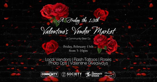 Friday the 13th Valentine's Vendor Market