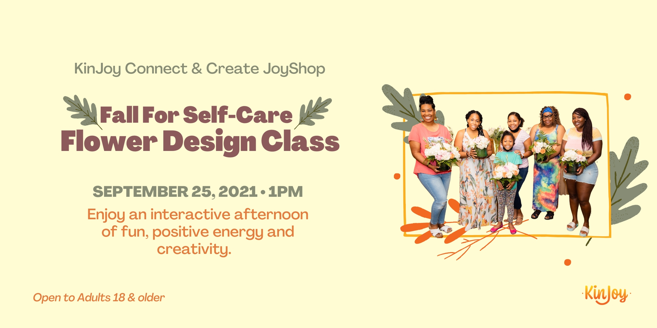 "Fall for Self-Care" Flower Design JoyShop