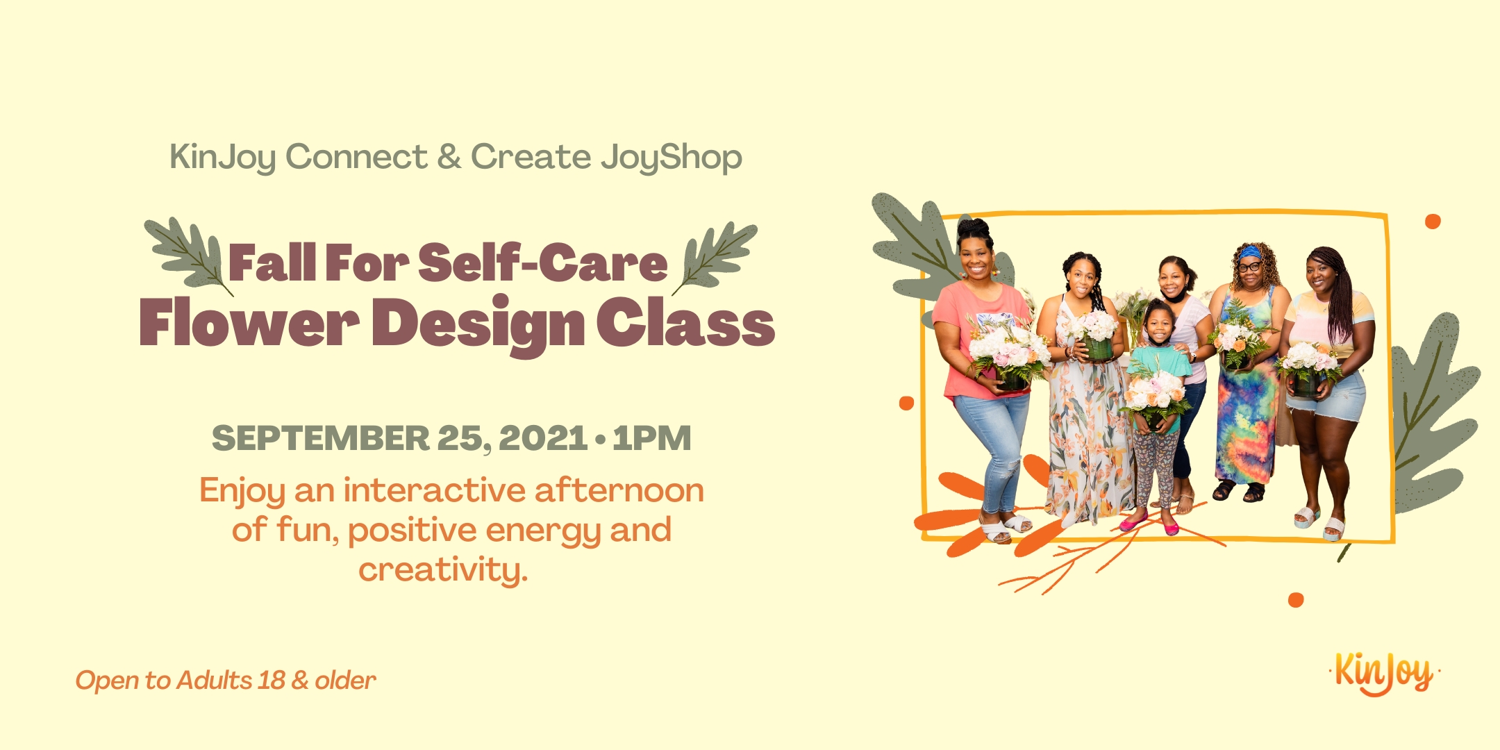 "Fall for Self-Care" Flower Design JoyShop cover image