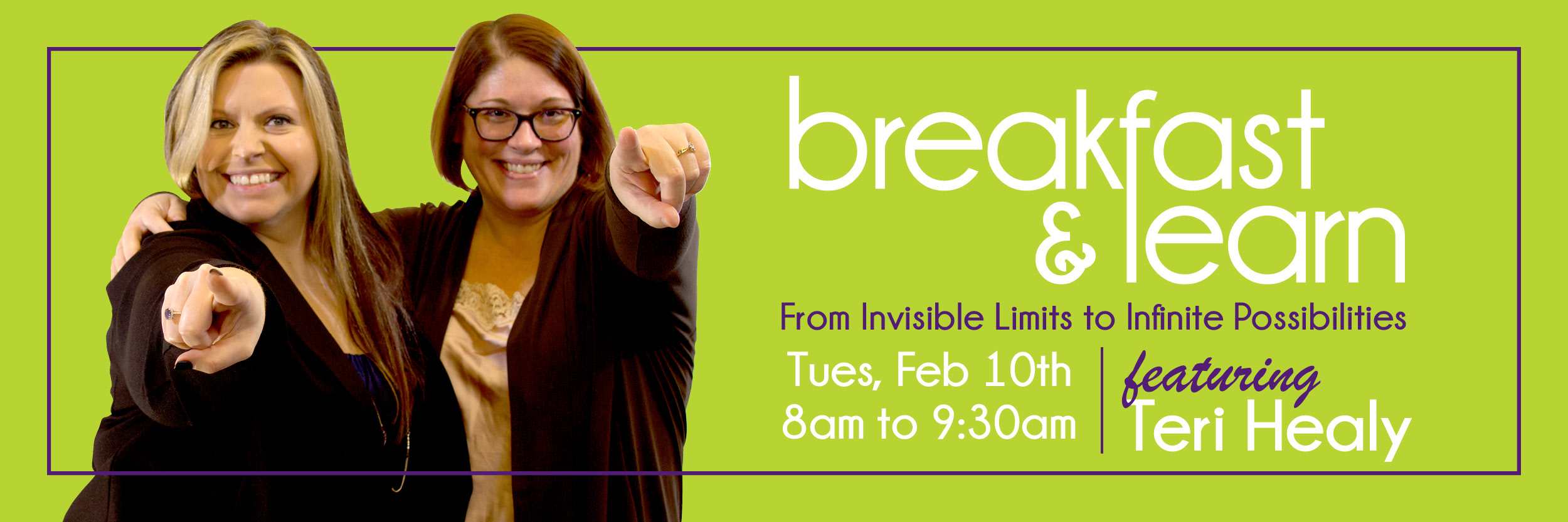 NWIIWA Breakfast & Learn: From Invisible Limits to Infinite Possibilities