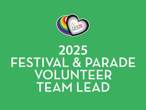 Festival & Parade Volunteer Team Leads