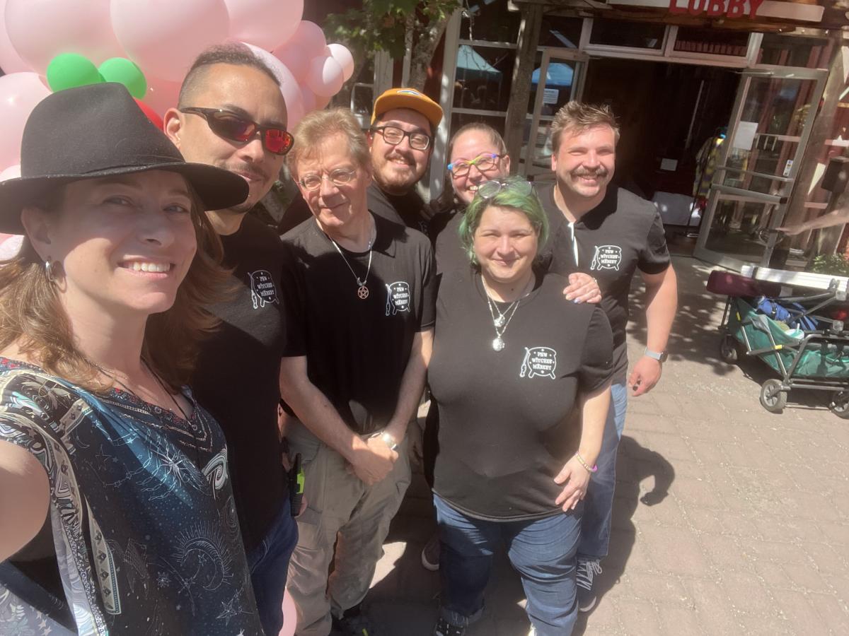 Danielle with Volunteers