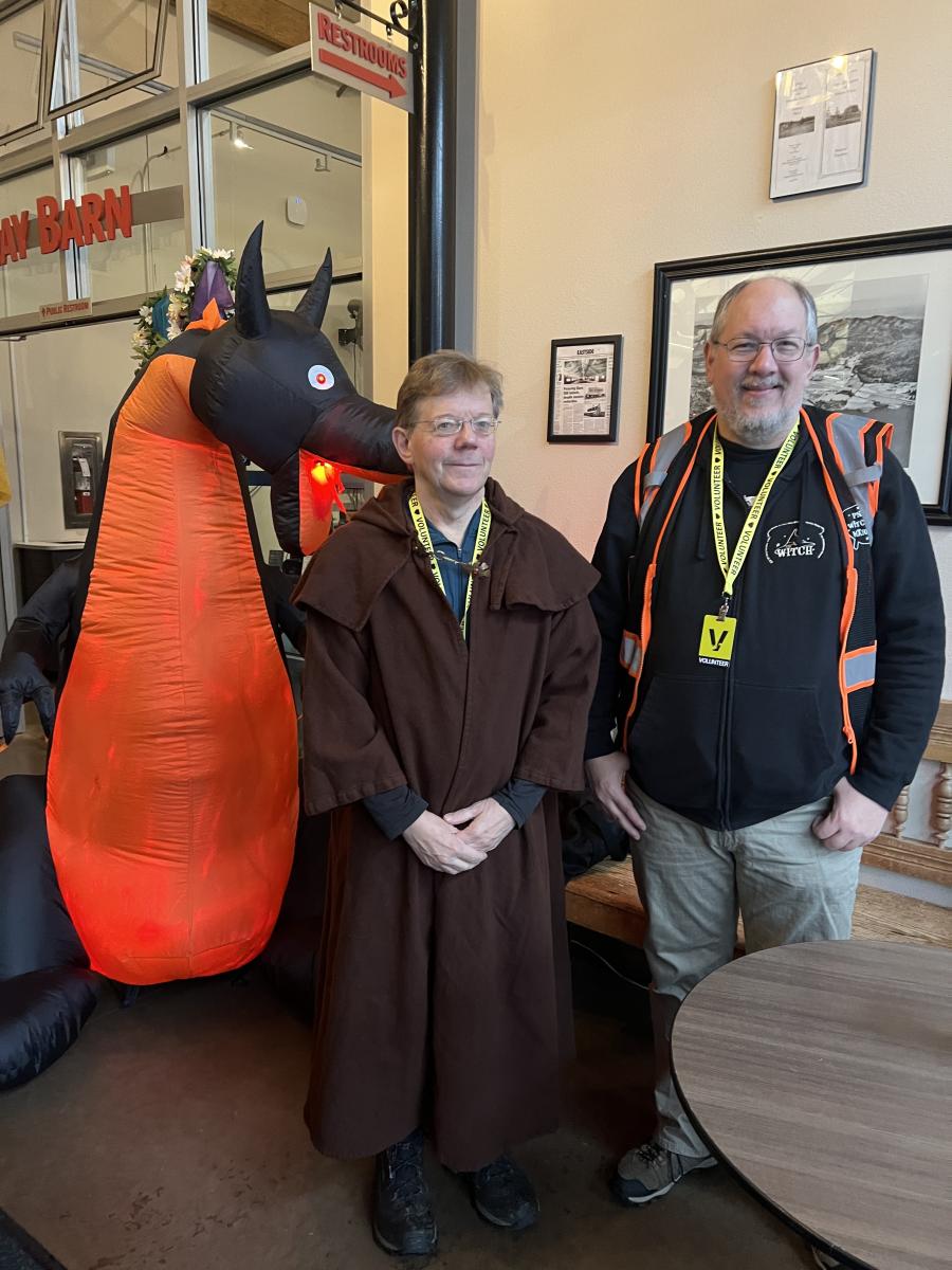 Volunteers, Jeff and Eric