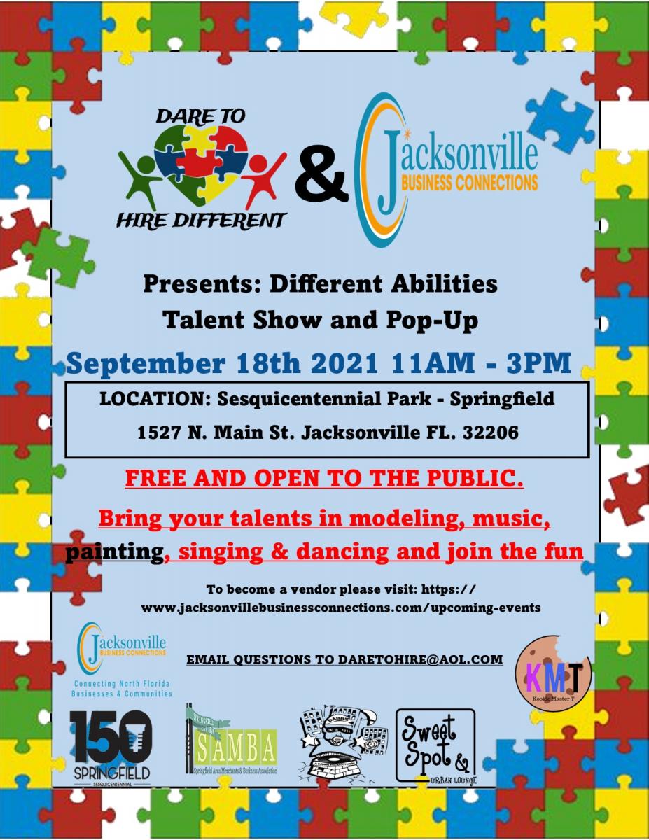 Special Needs & Different Abilities Talent Show & Pop Up cover image