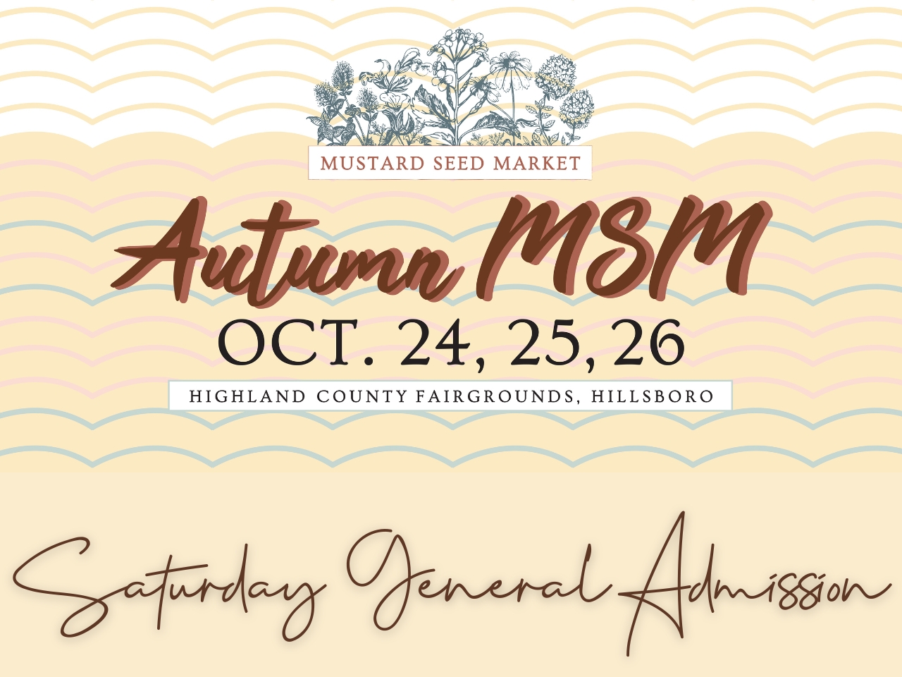 Saturday | General Admisssion cover picture