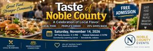 Taste of Noble County 2026 &mdash; Sponsor Application