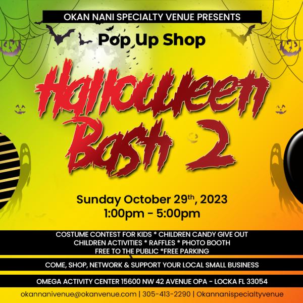 HALLOWEEN BASH 2 POP UP SHOP