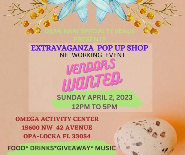 EXTRAVANGANZA POP UP SHOP