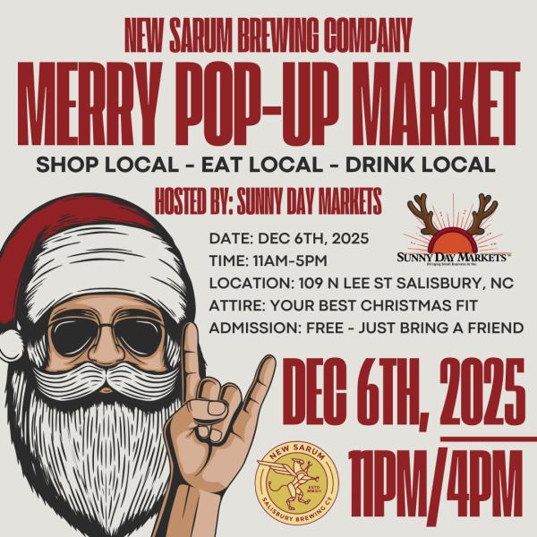 Merry Pop-Up Market - New Sarum Brewing Merry Pop-Up Market - New Sarum Brewing