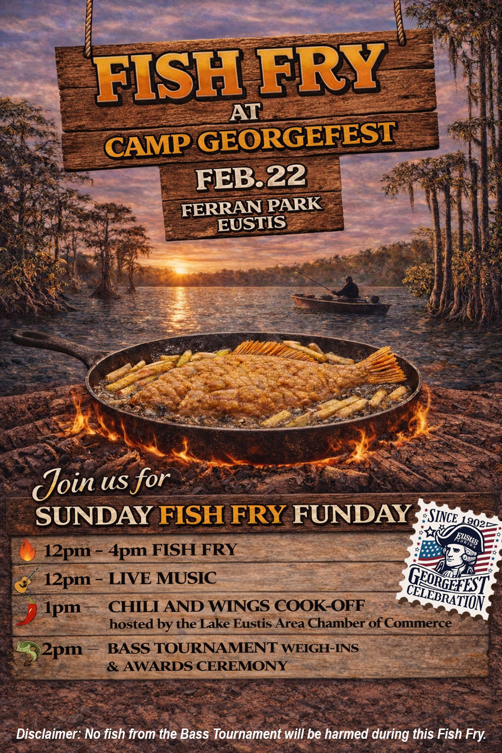 Camp Georgefest - Sunday Fish Fry Funday