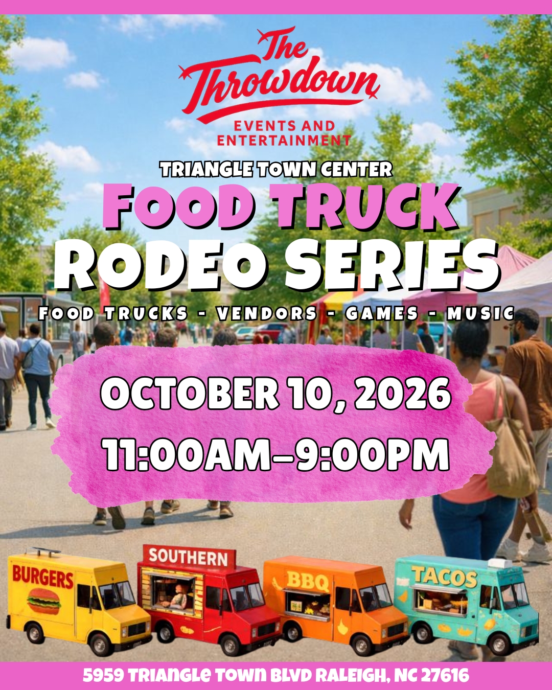 October Triangle Town Center Food Rodeo Series