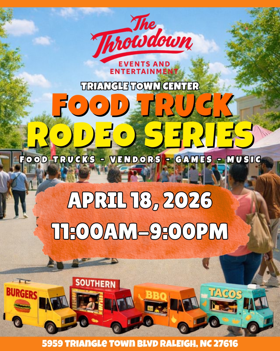 April Triangle Town Center Food Rodeo Series