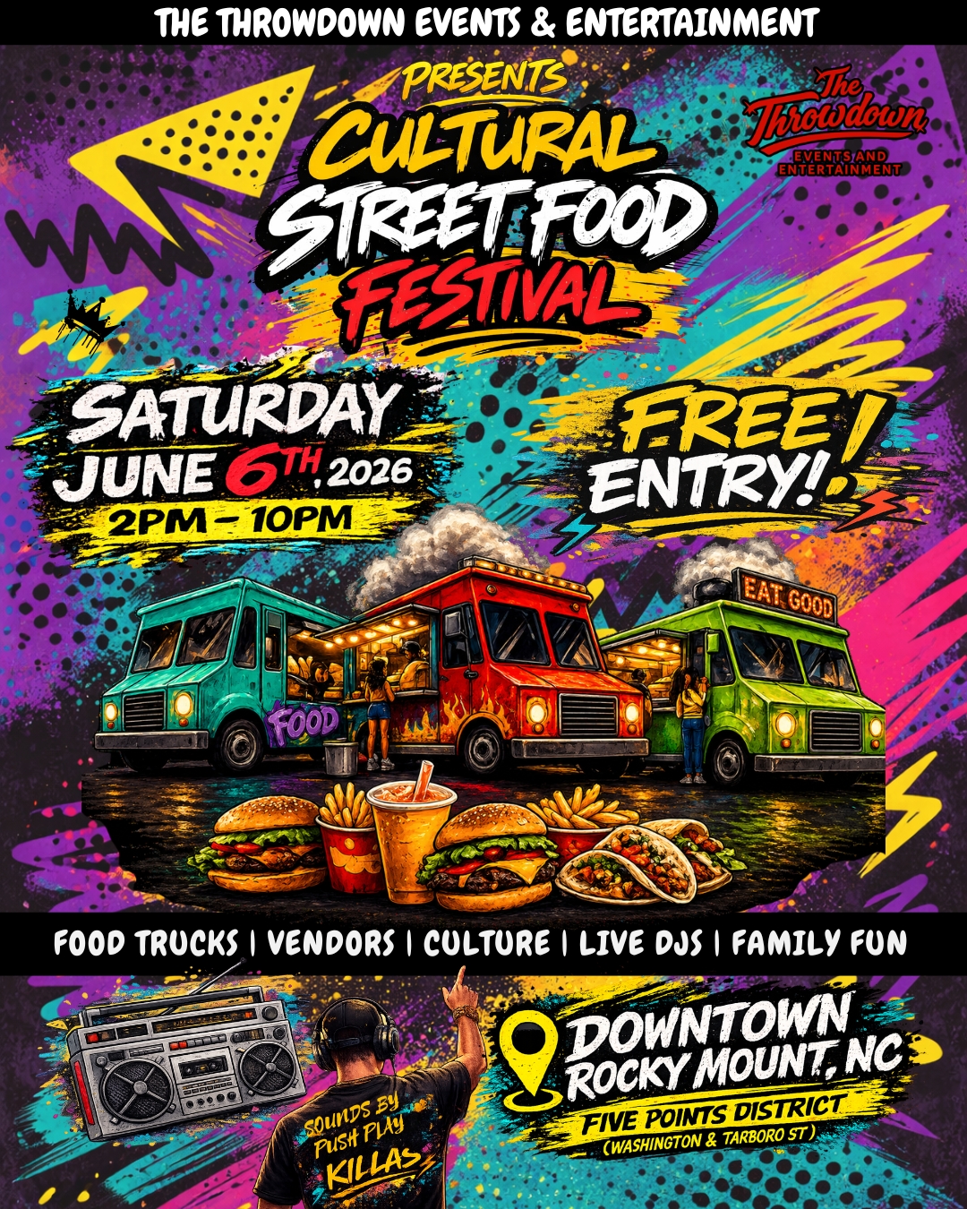 Cultural Street Food  Festival - Rocky Mount