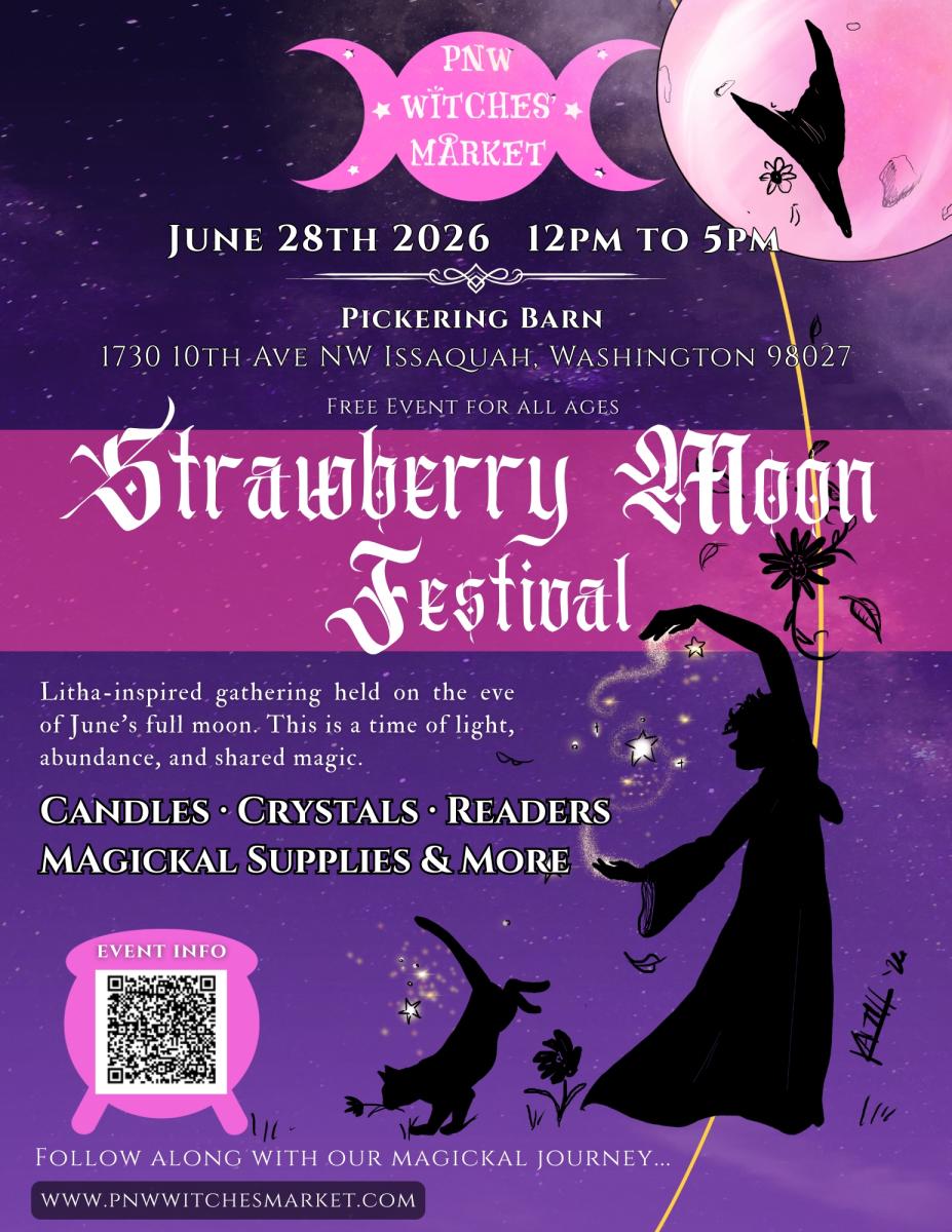 PNW Witches' Market Strawberry Moon Festival