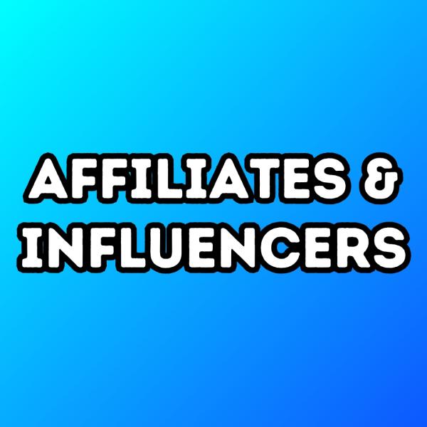 Affiliate/Influencer Application Affiliate/Influencer Application