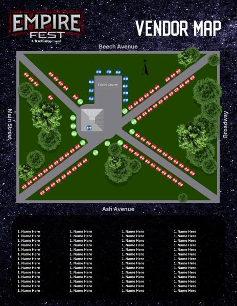 Food Vendors (Blue)