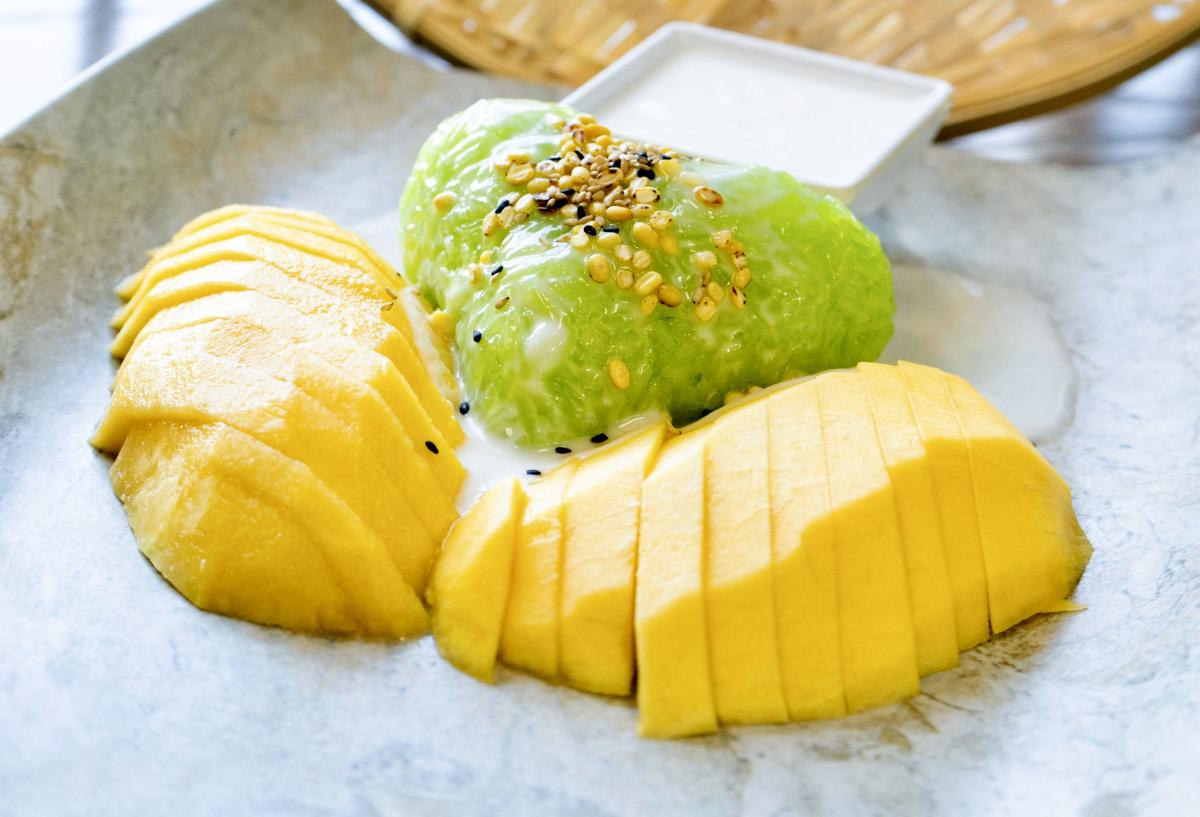 Pandan Sticky Rice & Mango