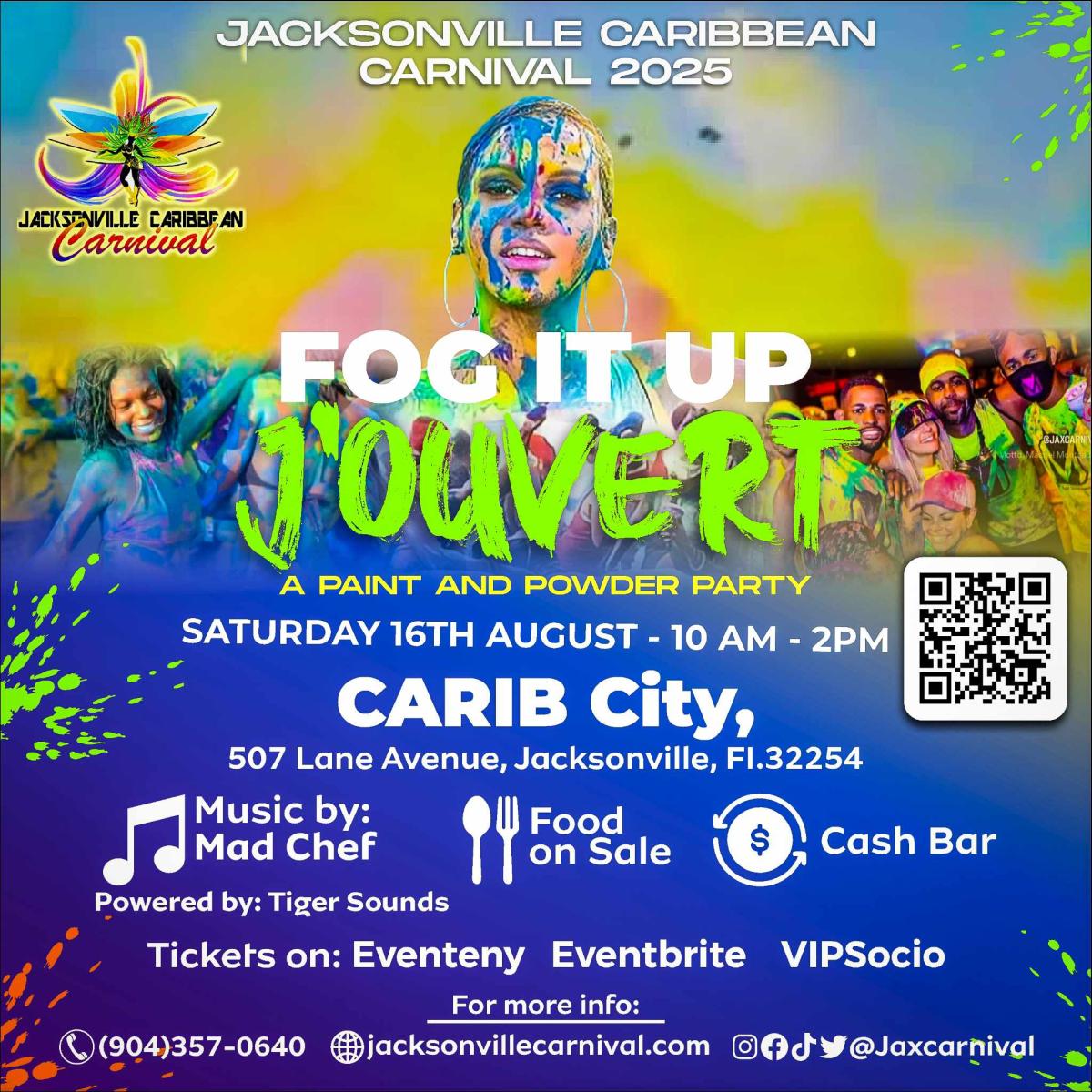 FOG IT UP - J'ouvert - Early Bird Ticket cover picture