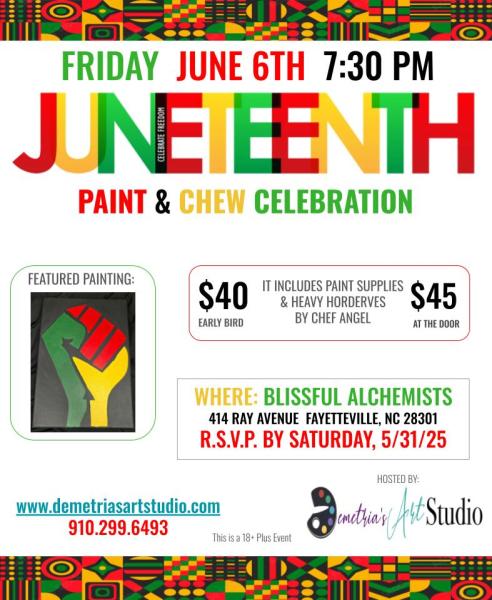 Juneteenth Paint & Chew Celebration