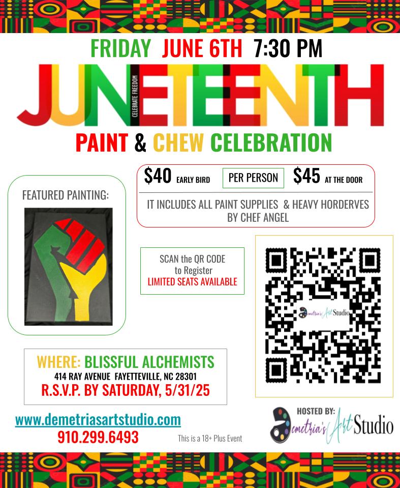 Juneteenth Paint & Chew Celebration cover picture