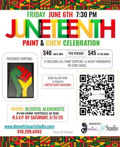 Juneteenth Paint & Chew Celebration cover picture