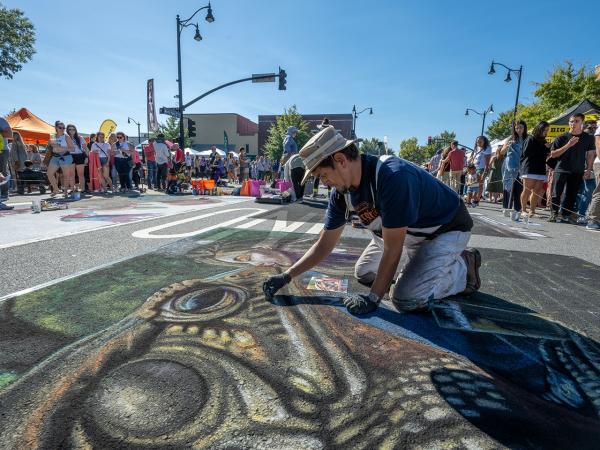Professional Chalk Artist Application
