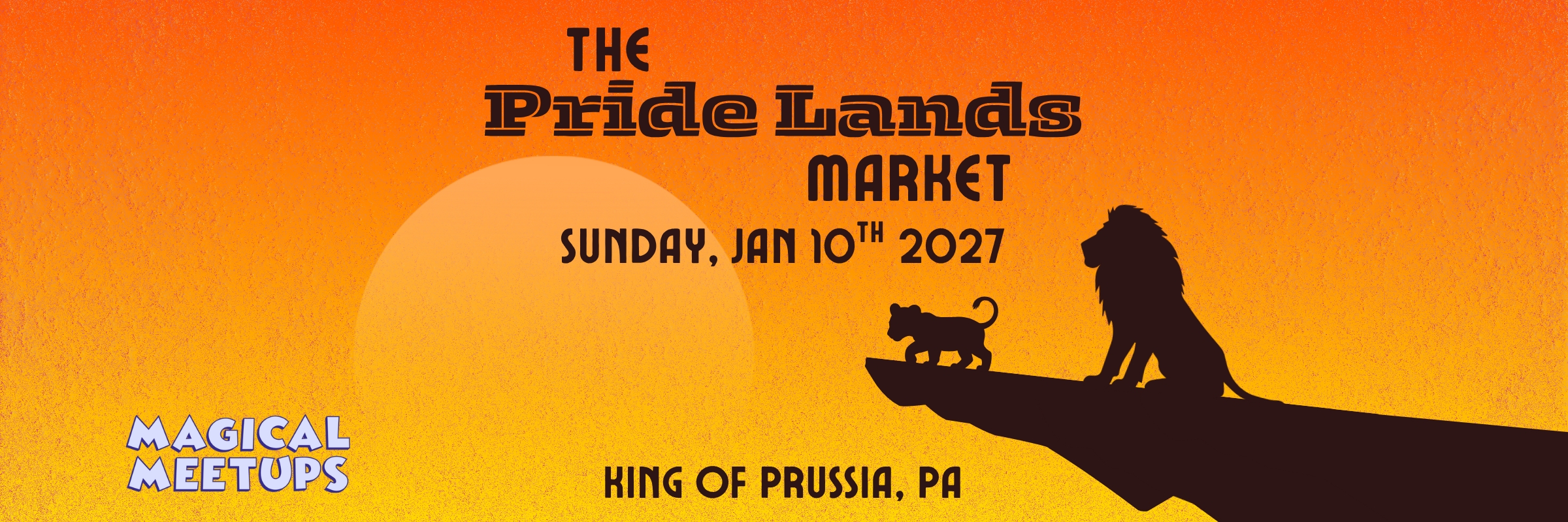 Magical Meetups - The Pride Lands Market