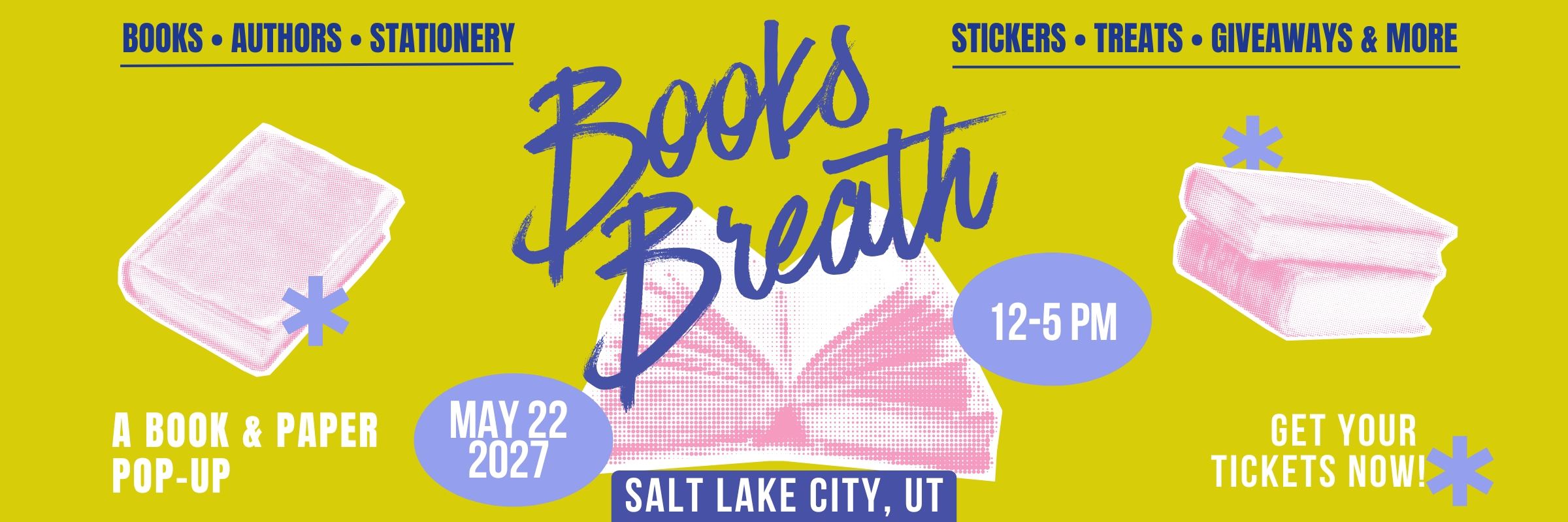 Books Breath: Salt Lake City Spring 2027