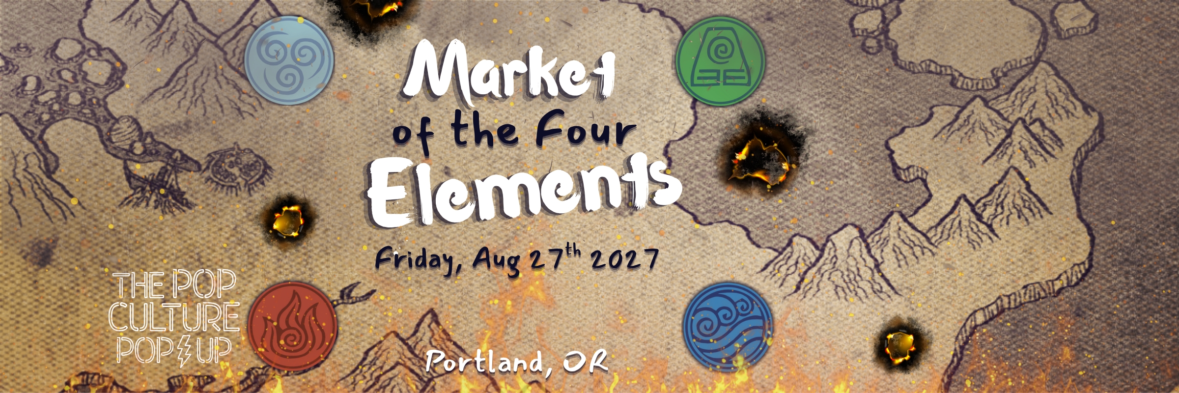 The Pop Culture Popup: Market of the Four Elements
